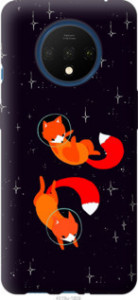Чехол Лисички в космосе для OnePlus 7T