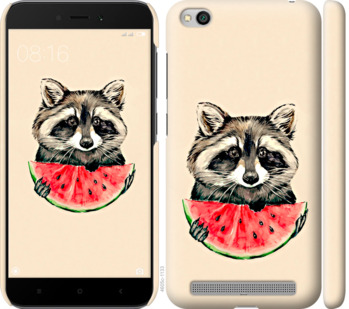 

Чехол Енотик с арбузом для Xiaomi Redmi 5A 799877
