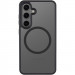 Фото TPU+PC чехол Metal Buttons with Magnetic Safe Colorful для Samsung Galaxy S25 (Черный / Black) на vchehle.ua
