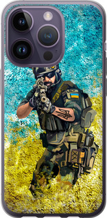 Чехол Воин ЗСУ для iPhone 14 Pro