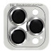Защитное стекло Metal Classic на камеру (в упак.) для Apple iPhone 14 Pro (6.1") / 14 Pro Max (6.7") (Серебряный / Silver)