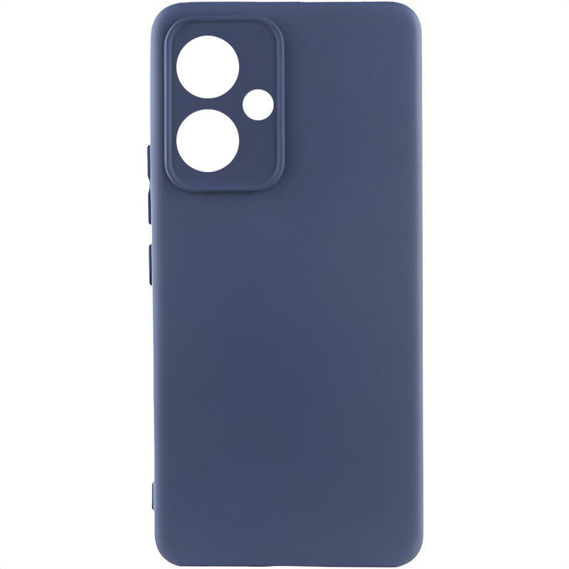 Чохол Silicone Cover Lakshmi Full Camera (AA) на ZTE Blade A75 4G (Синій / Midnight Blue)