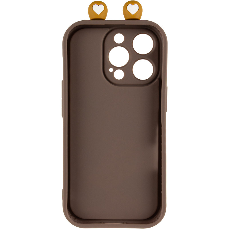 Фото Чохол TPU Toys Case with Ears на Apple iPhone 14 Pro (6.1") (Brown) в маназині vchehle.ua