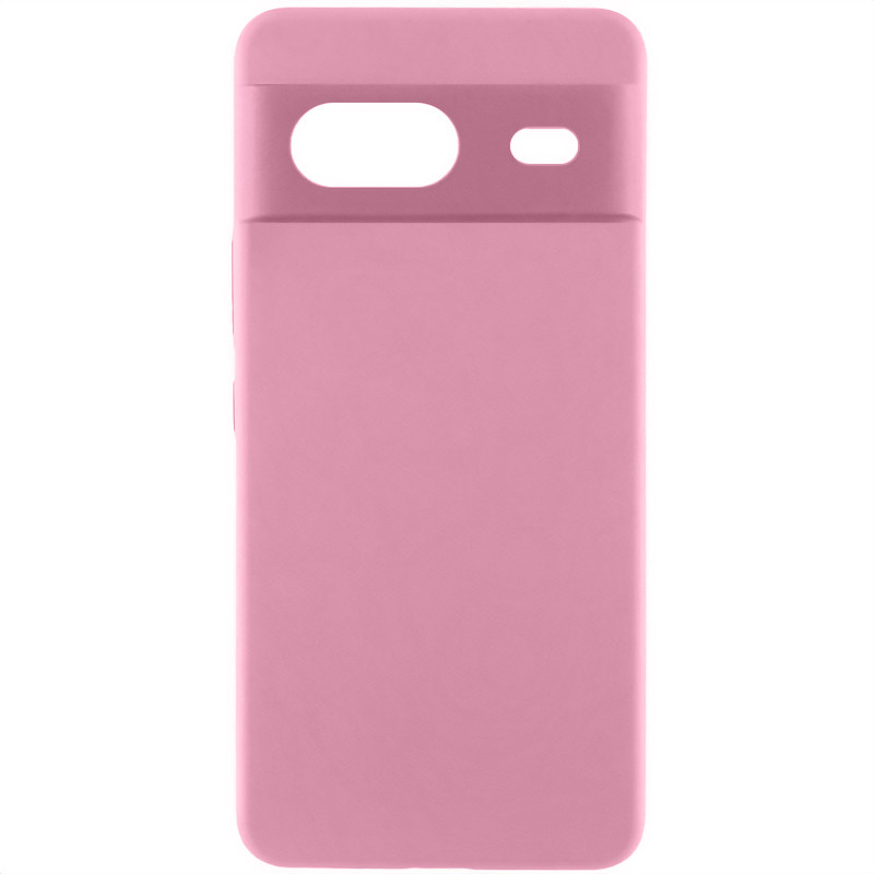 Чохол Silicone Cover Lakshmi Full Camera (AA) на Google Pixel 8a (Рожевий / Pink)