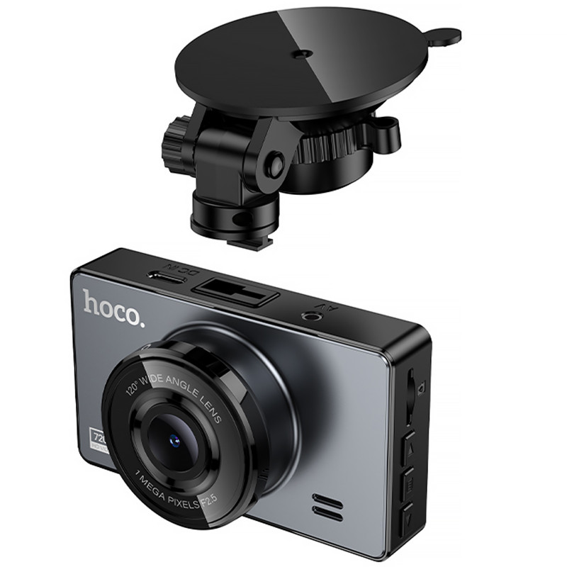 Фото Видеорегистратор Hoco DV14 3-inch screen display driving recorder (720P) (Metal gray) в магазине vchehle.ua
