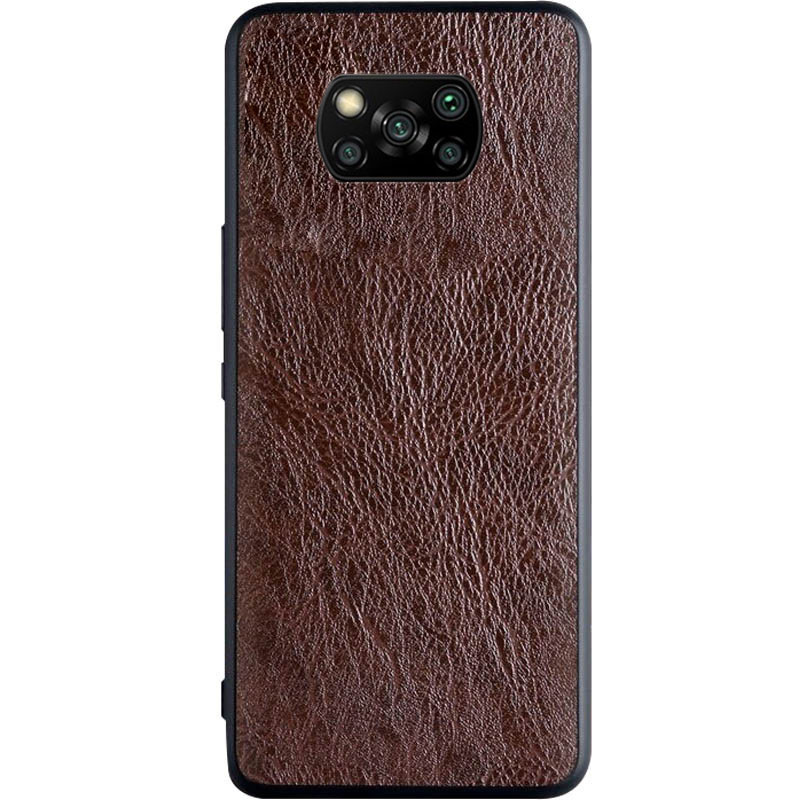 

Шкіряний чохол PU Retro classic на Xiaomi Poco X3 NFC (Темно коричневий) 1067381