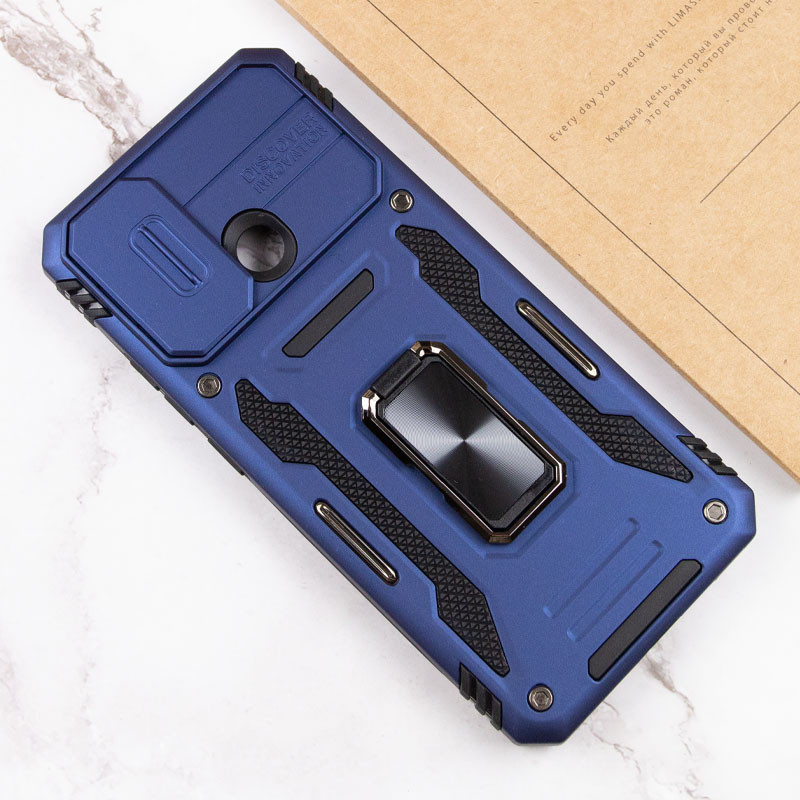 Заказать Ударопрочный чехол Camshield Army Ring для Xiaomi Redmi 9C / 10A (Синий / Navy) на vchehle.ua