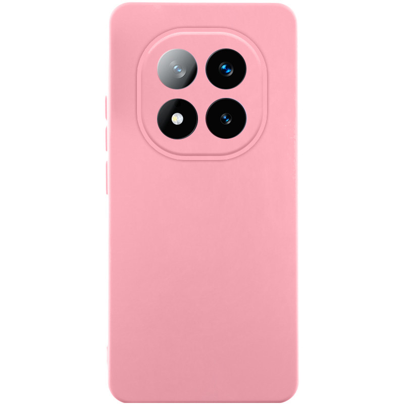 Чохол TPU GETMAN Liquid Silk Full Camera на Xiaomi Redmi Note 14 Pro+ 5G (Рожевий / Pink)