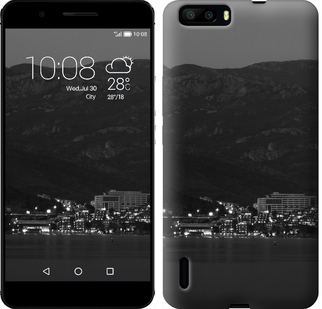 

Чехол Ночь на берегу для Huawei Honor 6 Plus 439678