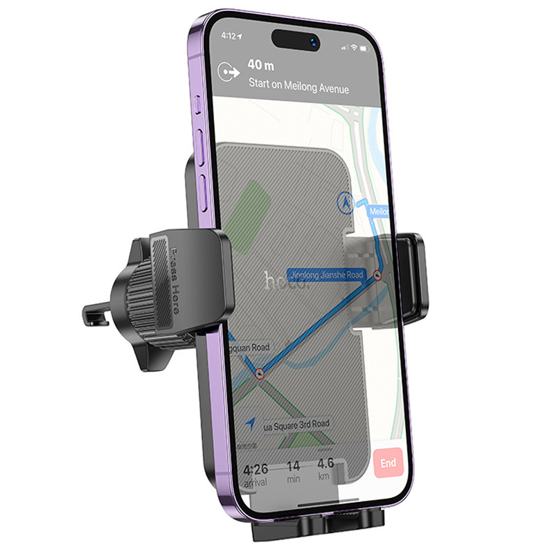 Купить Автодержатель Hoco H36 Cheeatag (air outlet) (Black) на vchehle.ua