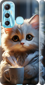 Чохол White cat на Infinix Hot 11