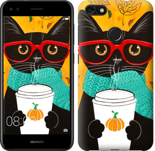 

Чехол Осенний кот для Huawei Nova Lite 2017 639809