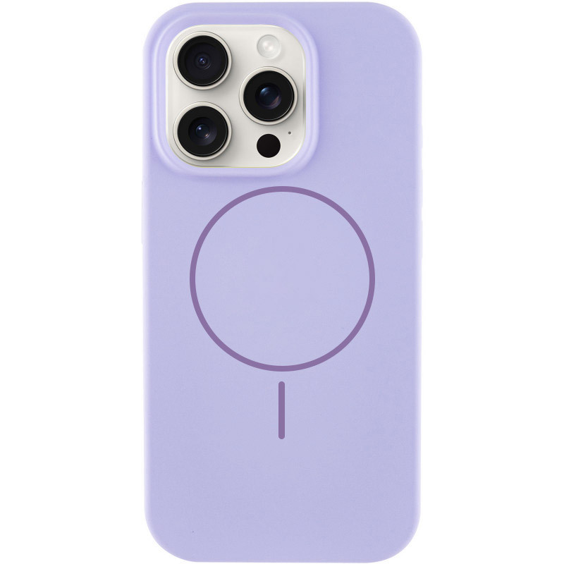 Чохол Silicone Case Full Protective (AA) NO LOGO with Magnetic Safe на Apple iPhone 11 Pro (5.8") (Бузковий / Dasheen)
