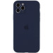Чохол Silicone Case Full Camera Protective (AA) на Apple iPhone 11 Pro Max (6.5") (Темно синій / Midnight blue)