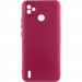 Чохол Silicone Cover Lakshmi Full Camera (A) на TECNO POP 5 (Бордовий / Marsala)