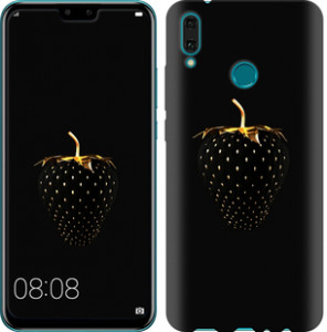 Чохол Чорна полуниця на Huawei Y9 2019