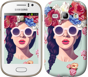 

Чохол Дівчина з квітами на Samsung Galaxy Fame S6810 95607