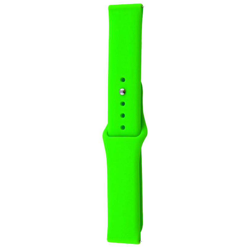 

Силіконовий ремінець Sport на Xiaomi Amazfit/Samsung 20 mm (Салатовий / Neon green) 1106282