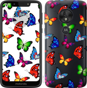 

Чехол Красочные мотыльки для Motorola Moto G7 Play 881596