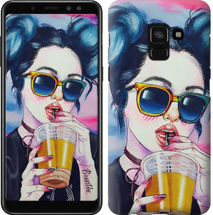 

Чохол Арт-дівчина в окулярах на Samsung Galaxy A8 2018 A530F 626556