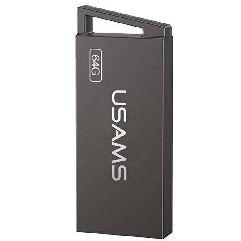 Флеш накопитель USAMS US-ZB207 USB2.0 High Speed Flash Drive 64 Gb (Iron-grey)