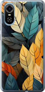 

Чехол Кольорове листя для ZTE Blade A31 Plus 1629335