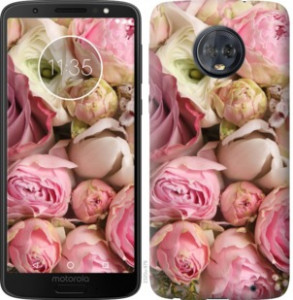 Чехол Розы v2 для Motorola Moto G6 Plus