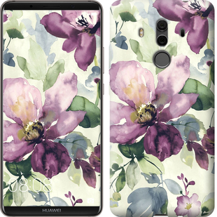 

Чехол Цветы акварелью для Huawei Mate 10 Pro 631989