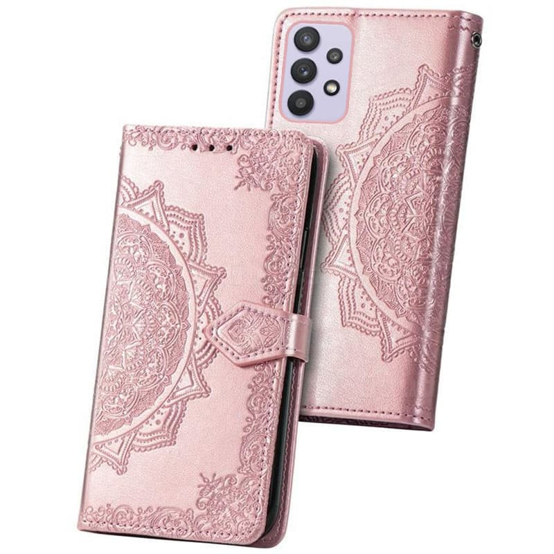 Фото Кожаный чехол (книжка) Art Case с визитницей для Samsung Galaxy A53 5G (Розовый) на vchehle.ua