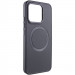 TPU чехол Bonbon Metal Style with Magnetic safe для Xiaomi 14 Pro (Черный / Black)
