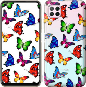 Чехол Красочные мотыльки для Huawei P40 Lite