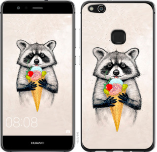 

Чохол Єнотик з морозивом на Huawei P10 Lite 801336