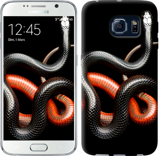 

Чехол Красно-черная змея на черном фоне для Samsung Galaxy S6 G920 481945