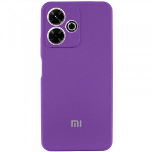 Чехол Silicone Cover Lakshmi Full Camera (AAA) with Logo для Xiaomi Poco M6 4G