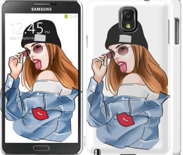 

Чехол Девушка v3 для Samsung Galaxy Note 3 N9000 842768
