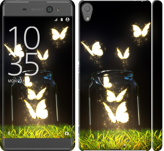 Чехол Бабочки для Sony Xperia XA F3112