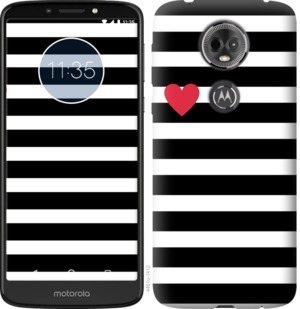 

Чохол Чорно-білі смуги на Motorola Moto E5 Plus 752148