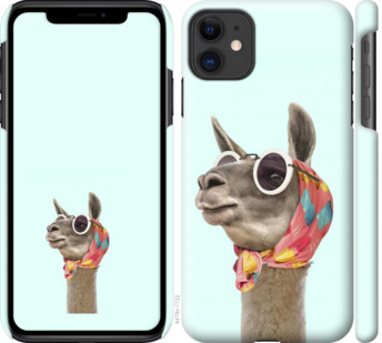 

Чехол Модная лама для iPhone 11 779306