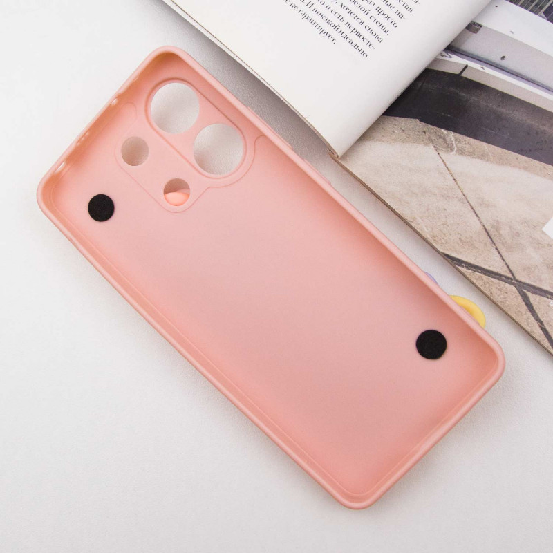 Чехол Chained Heart c подвесной цепочкой для Xiaomi Poco X6 / Note 13 Pro 5G (Pink Sand) в магазине vchehle.ua