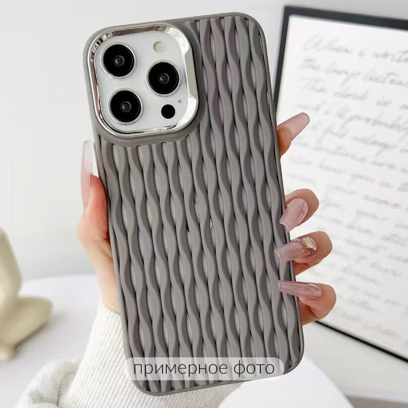 Фото Чохол TPU Ribbio на Apple iPhone 16 (6.1") (Gray) на vchehle.ua