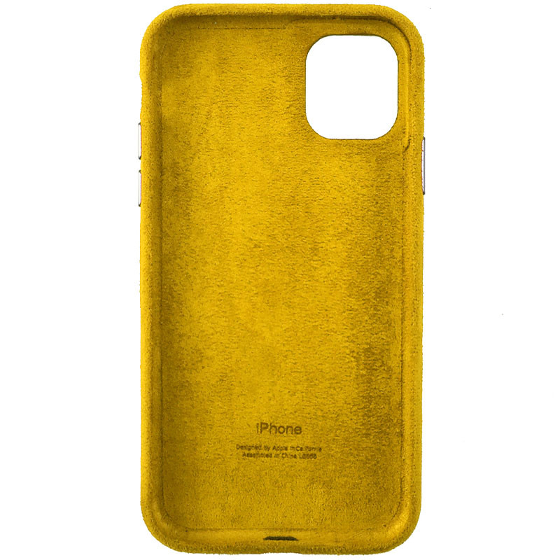 Фото Чехол ALCANTARA Case Full для Apple iPhone 11 Pro (5.8") (Желтый) на vchehle.ua