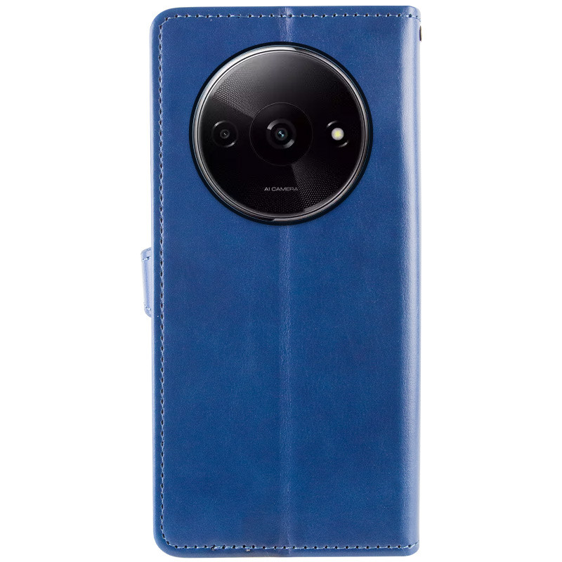 Фото Кожаный чехол-книжка GETMAN Gallant (PU) для Xiaomi Redmi A3 (Синий) на vchehle.ua