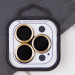 Фото Захисне скло Metal Classic на камеру (в упак.) на Apple iPhone 13 Pro / 13 Pro Max (Золотий / Gold) в маназині vchehle.ua