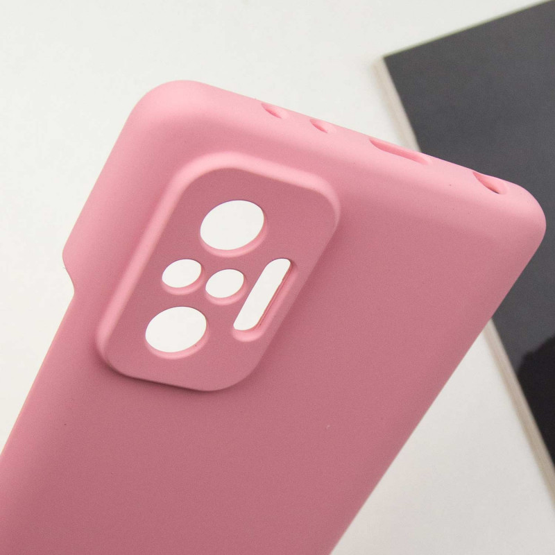 Заказать Чехол Silicone Cover Lakshmi Full Camera (AAA) для Xiaomi Redmi Note 10 Pro / 10 Pro Max (Розовый / Light pink) на vchehle.ua