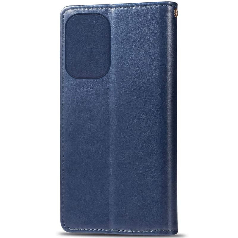 Купить Кожаный чехол-книжка GETMAN Gallant (PU) для Xiaomi Redmi Note 12S (Синий) на vchehle.ua
