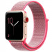 Ремешок Nylon для Apple Watch 38/40/41/42mm(ser.10) (Розовый / Hot Pink)