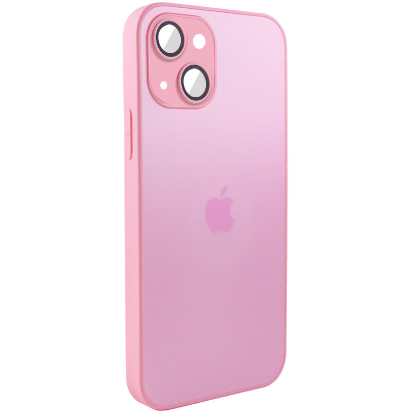 Фото Чохол TPU+Glass Sapphire matte case на Apple iPhone 13 (6.1") (Chanel Pink) на vchehle.ua