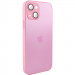 Фото Чохол TPU+Glass Sapphire matte case на Apple iPhone 13 (6.1") (Chanel Pink) на vchehle.ua