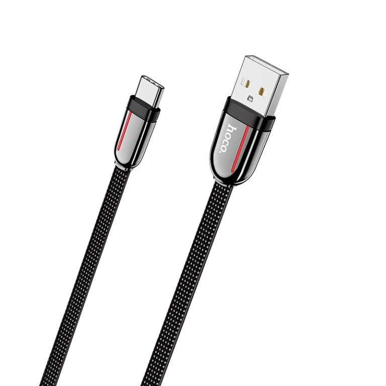 Дата кабель Hoco U74 "Grand" Type-C (1.2m) (Черный) в магазине vchehle.ua