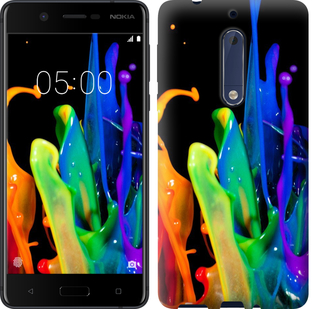 

Чохол бризки фарби на Nokia 5 381533